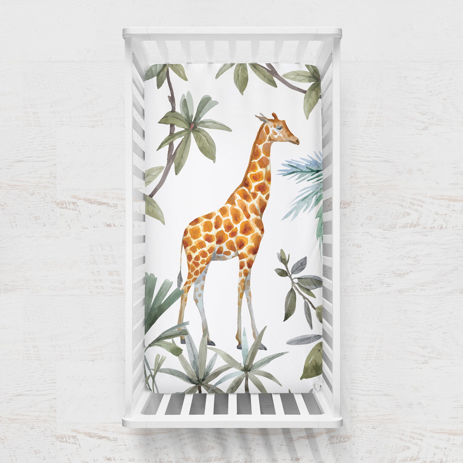 Giraffe crib set on sale