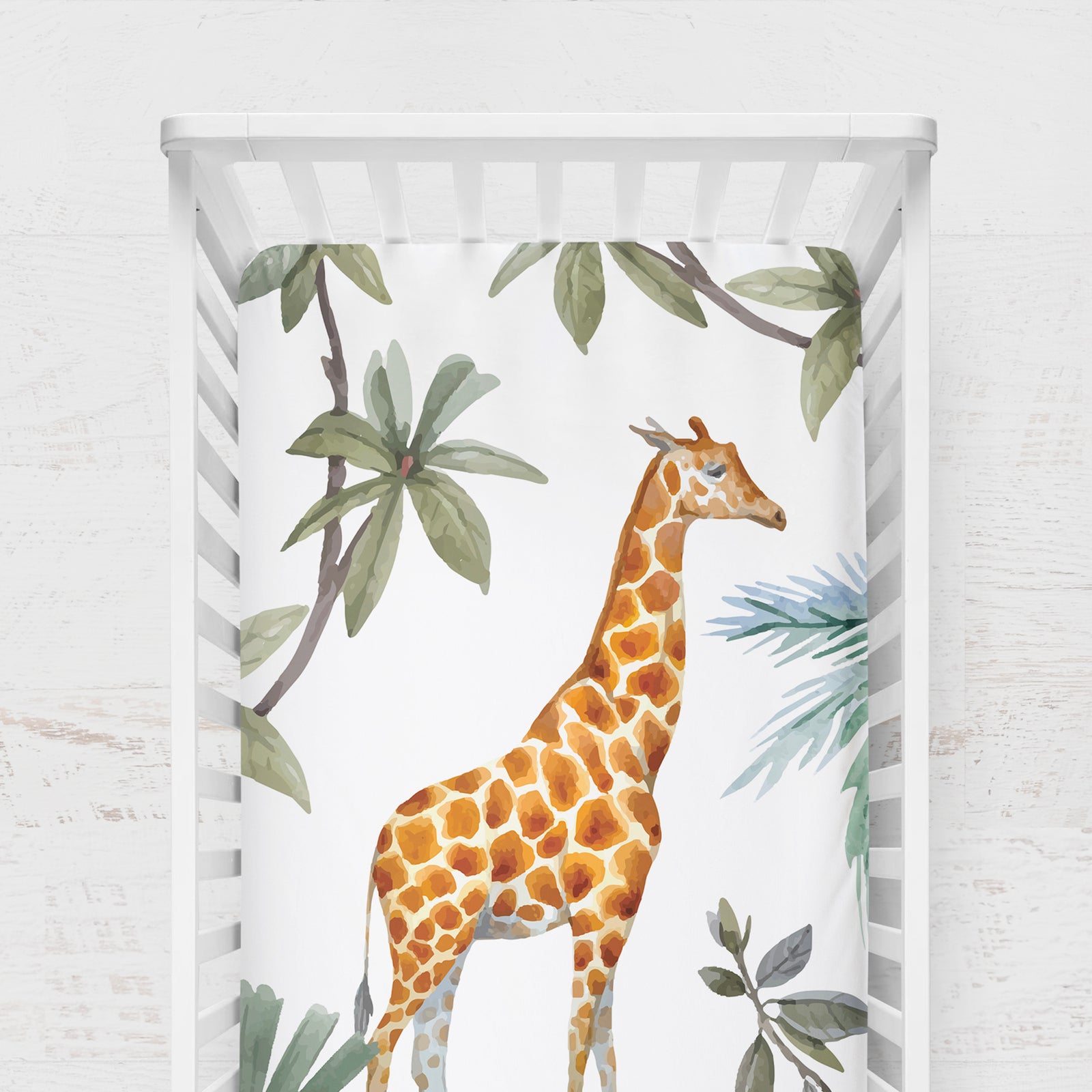 Safari Giraffe Collection Crib Bedding Set JLIKA